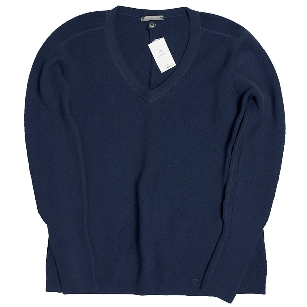 Banana Republic Navy V-Neck Sweater | Size Medium | NWT